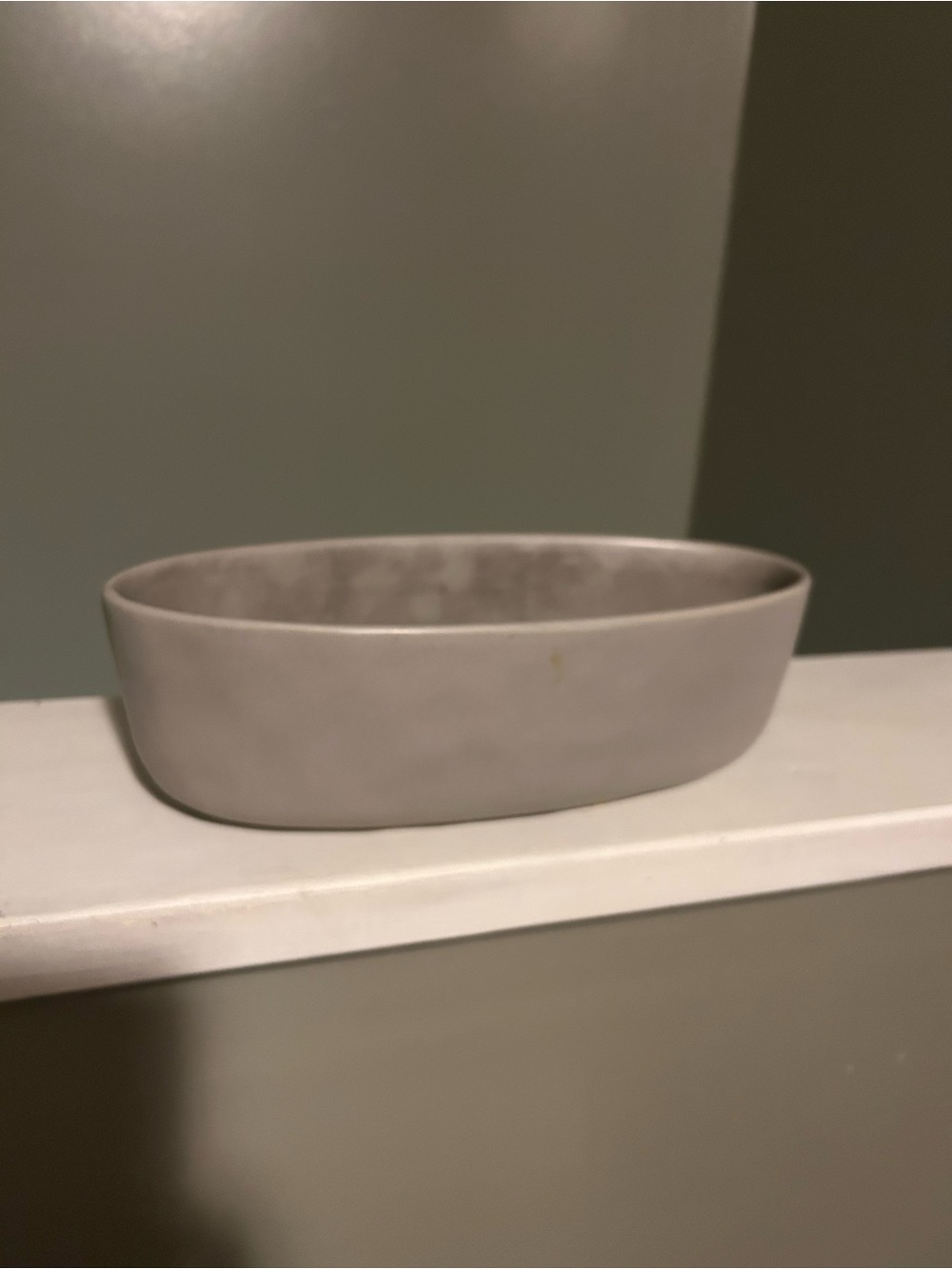 Minimalist Gray Ceramic Decorative Bowl - Home Art
